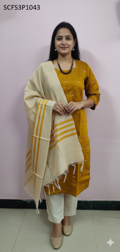 Silk Kurti 3Pcs Set