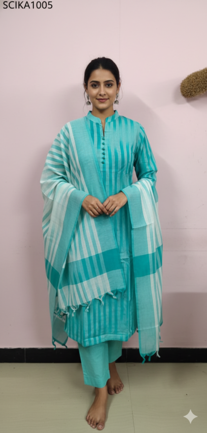 Ikkat Cotton 3Pcs Set
