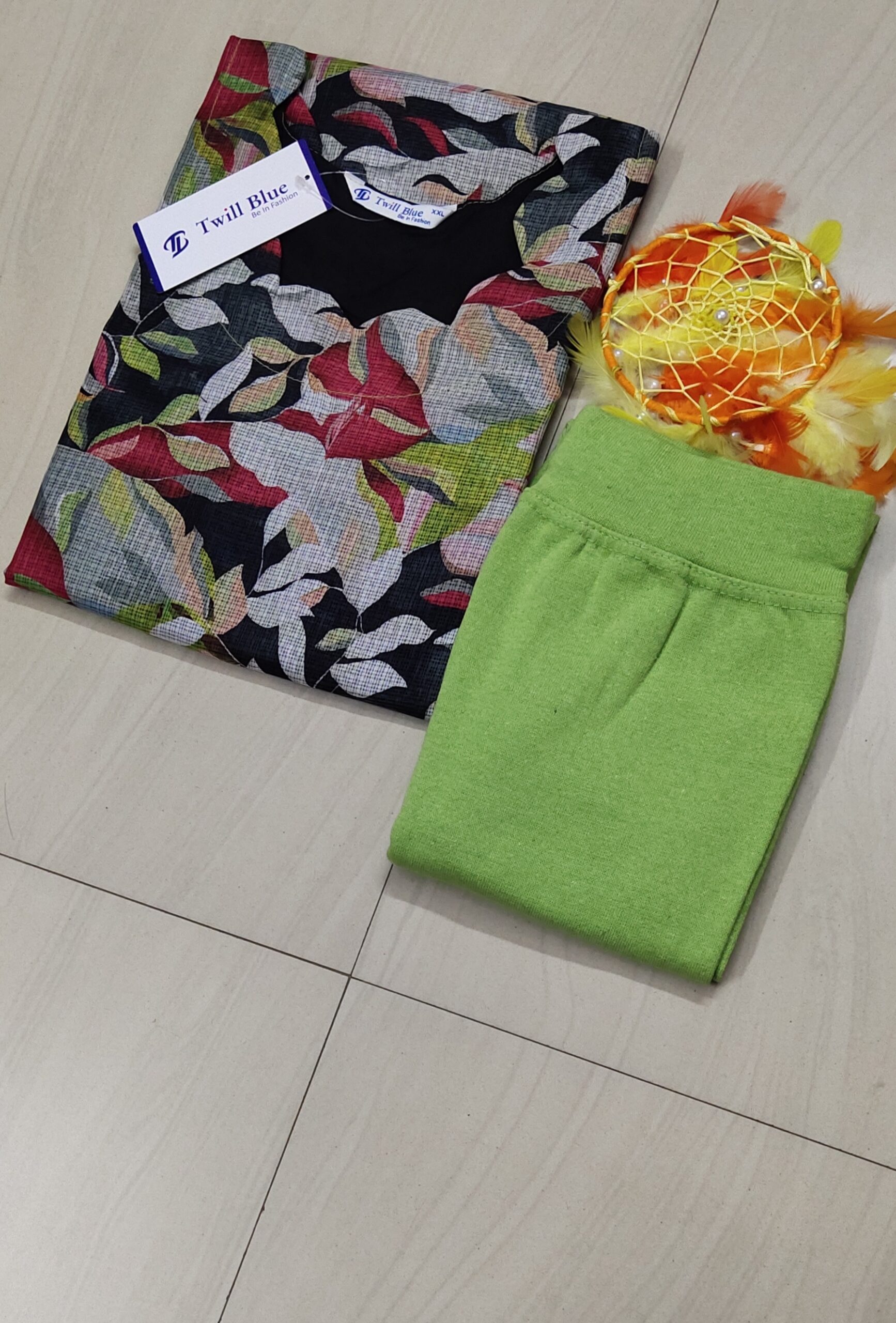 kurti + jeggin combo and under sub category Festive silk kurtis