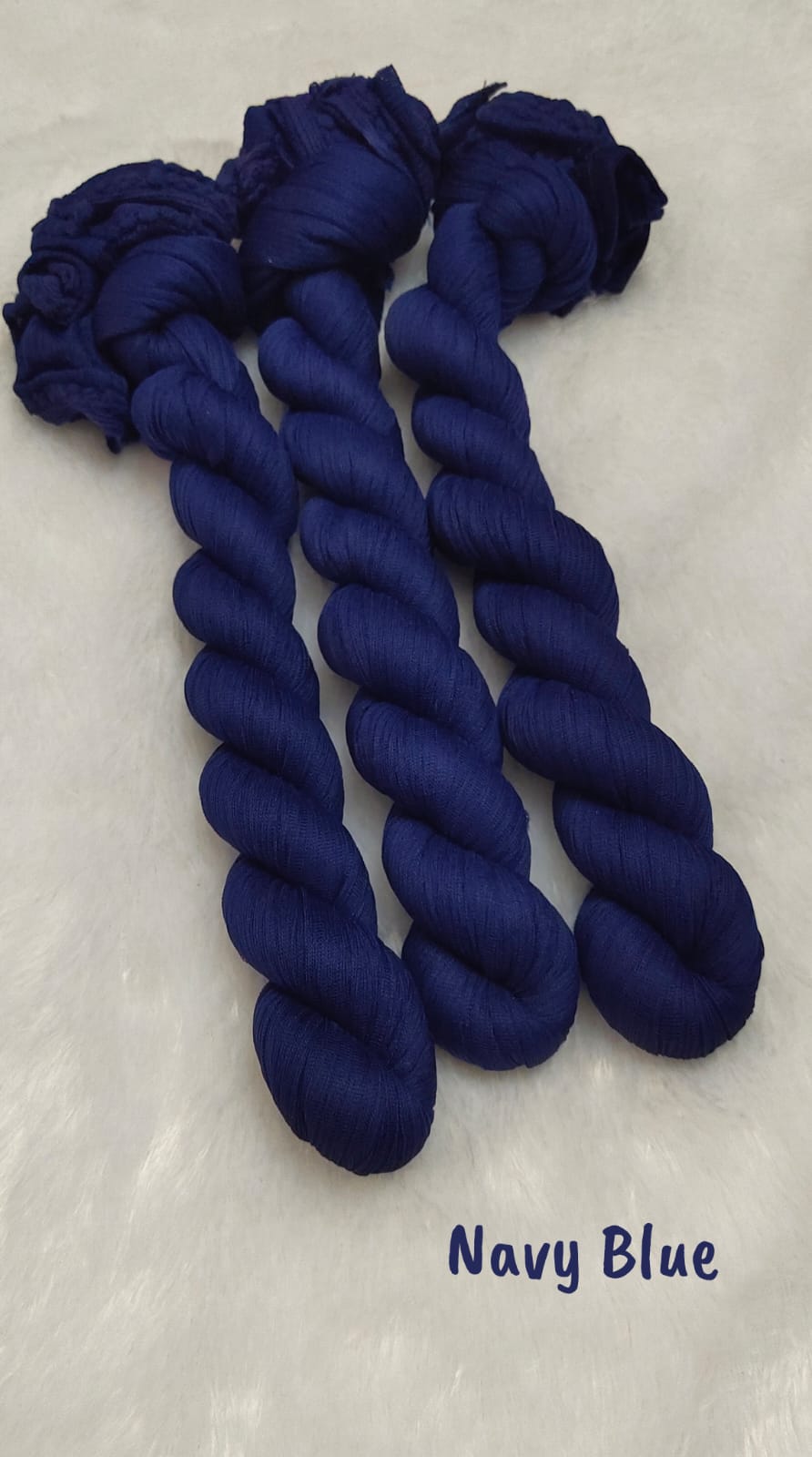 Chiffon Shawl - Navy Blue