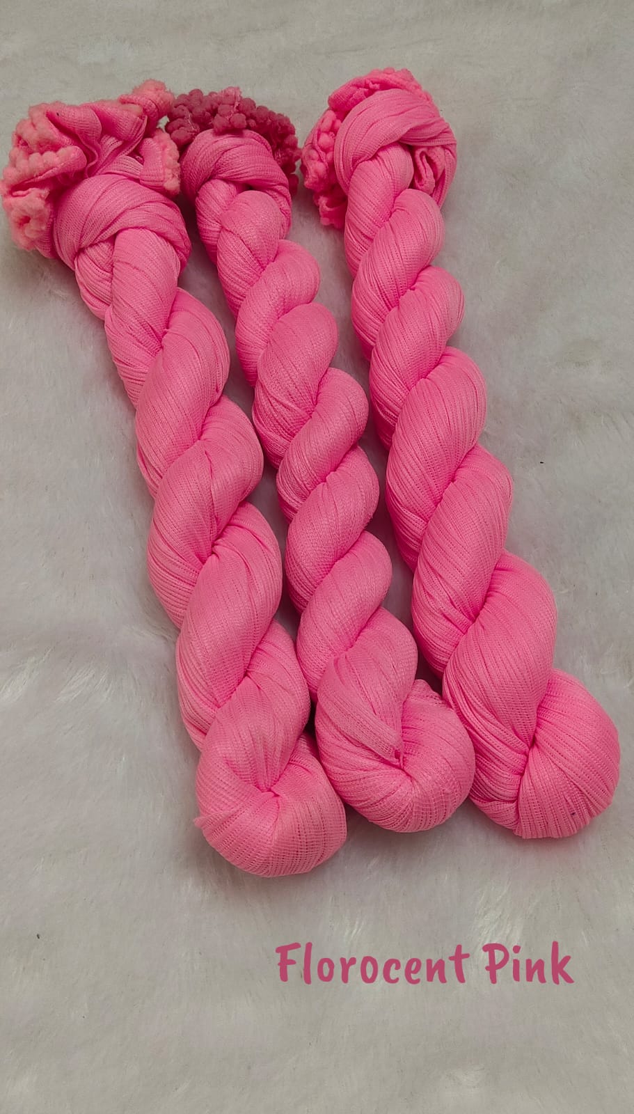 Chiffon Shawl - Florocent Pink