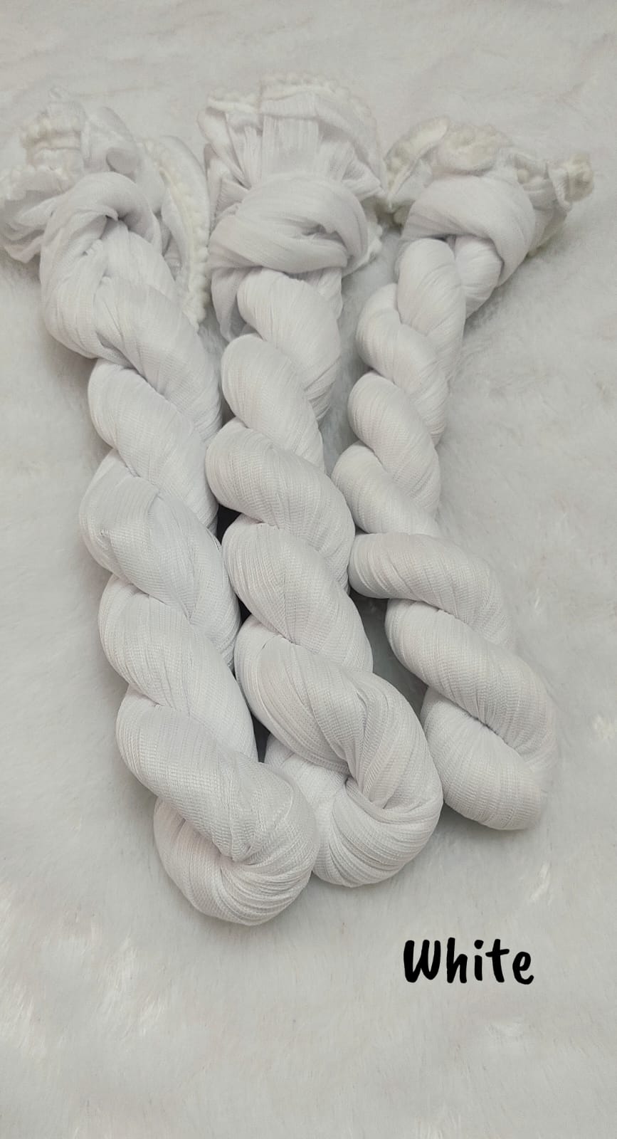 Chiffon Shawl - White