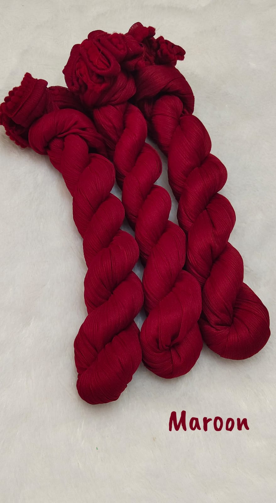 Chiffon Shawl - Maroon