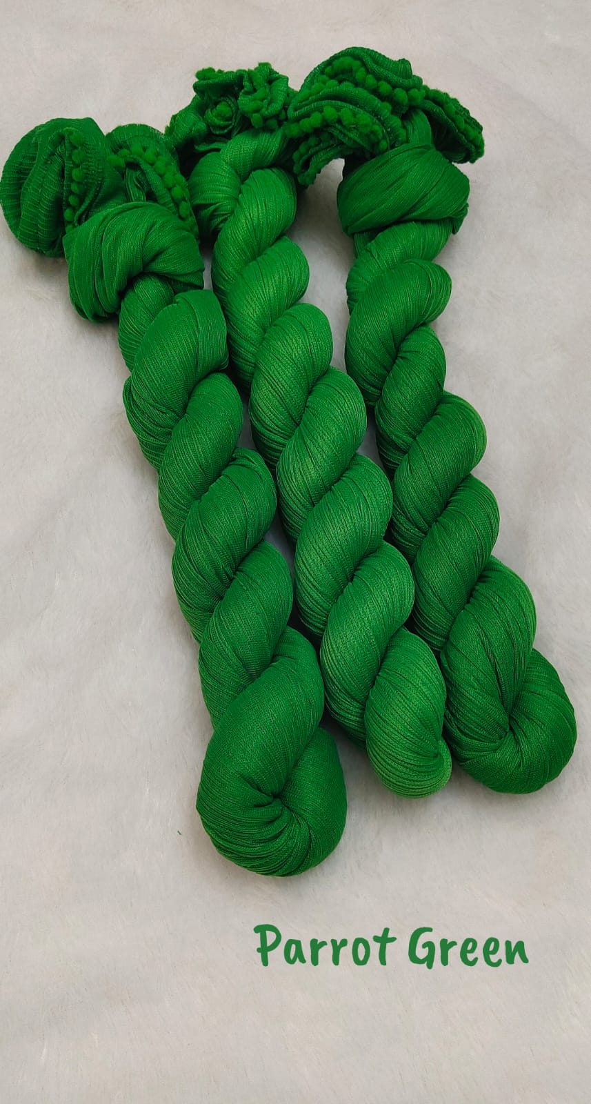 Chiffon Shawl - Parrot Green